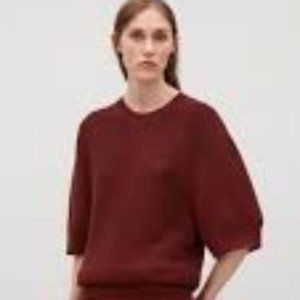 COS | Knit Short-Sleeve Top Size XS